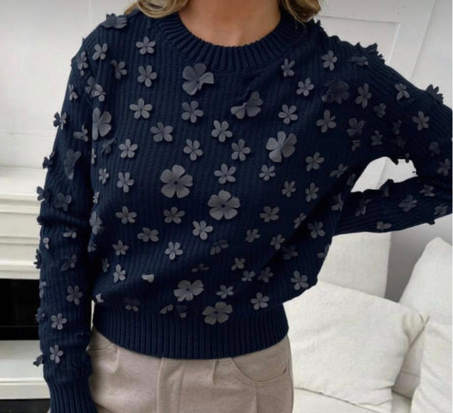 Pull Fantaisie Dentelle Florale Femme – Romantique & Girly Bordeaux