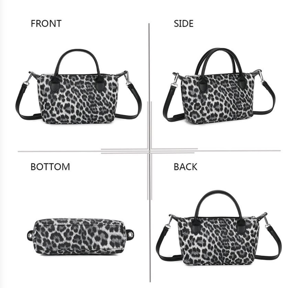 Sac à Main Femme Imprimé Animalier – Zebré ou Léopard Tendance