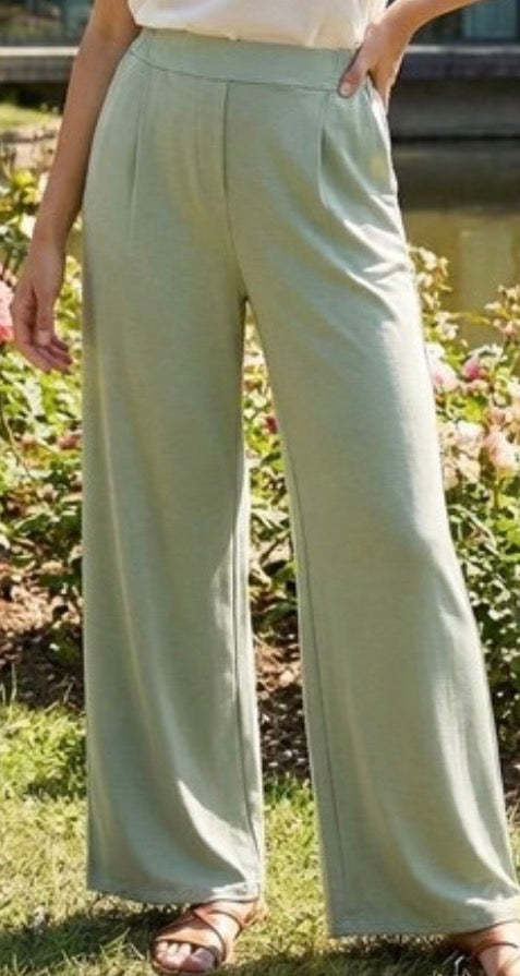 Pantalon Fluide avec Poches Femme – Viscose Légère 3 Coloris Taille Unique 36/42