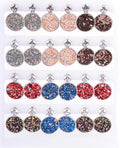 Boucles d'Oreilles Rondes à Paillettes Femme – 6 Coloris, Chic & Festif