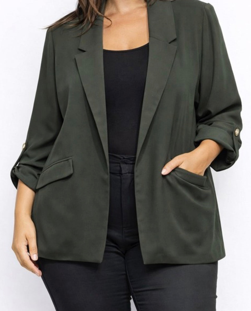 Blazer Fluide Femme – Chic, Léger & Polyvalent Toutes Saisons