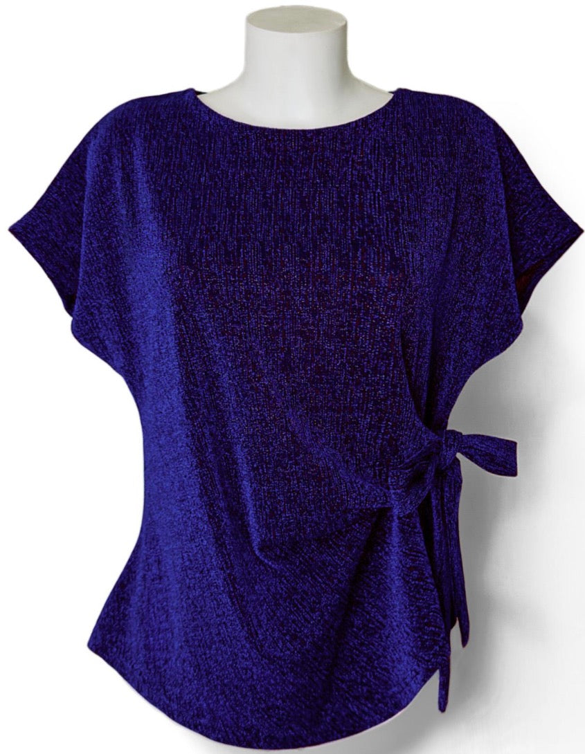Haut Femme Élégant à Ceinture Nœud – 9 Coloris Tailles 44-46