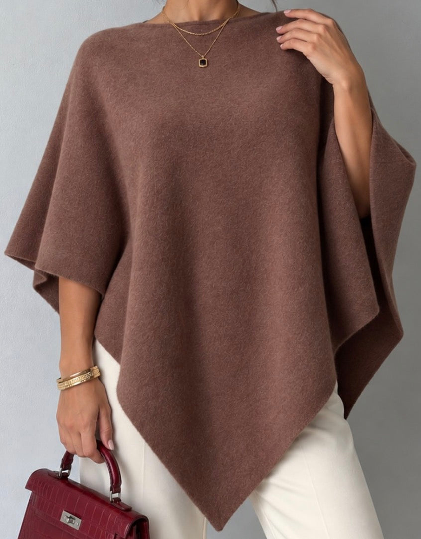 Poncho Femme Chic en Viscose – 6 Coloris, Léger & Doux Taille Unique 36-44