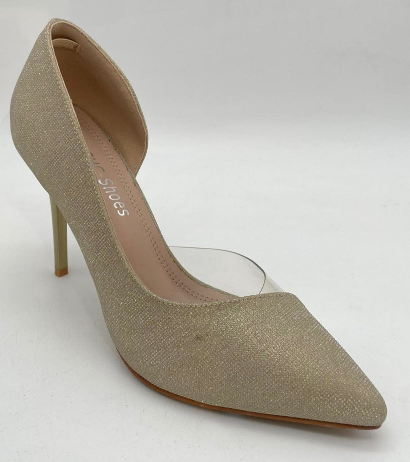 Escarpins Bimatière Femme – Doré, Argent ou Noir du 36 au 41