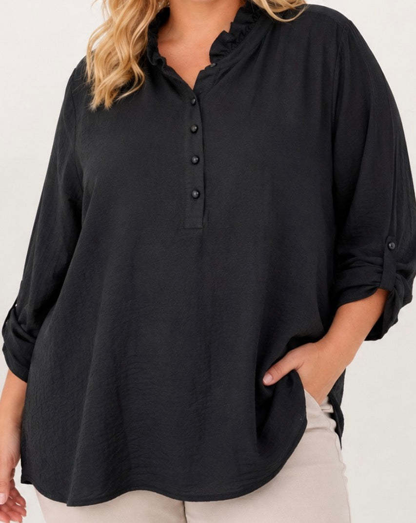 Chemisier Classique Femme Grande Taille – 4 Coloris du 40-42 au 50-52