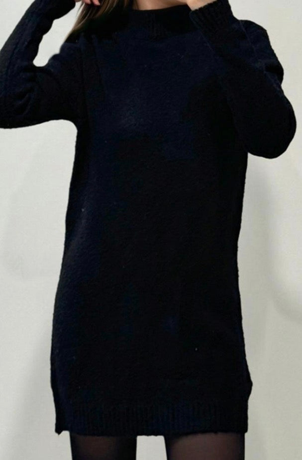 Robe Courte Maille Épaisse Femme – Chaleureuse & Tendance Automne-Hiver