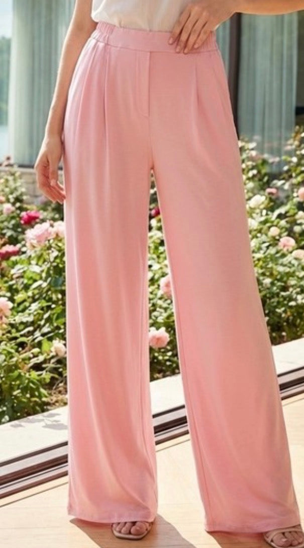 Pantalon Fluide avec Poches Femme – Viscose Légère 3 Coloris Taille Unique 36/42