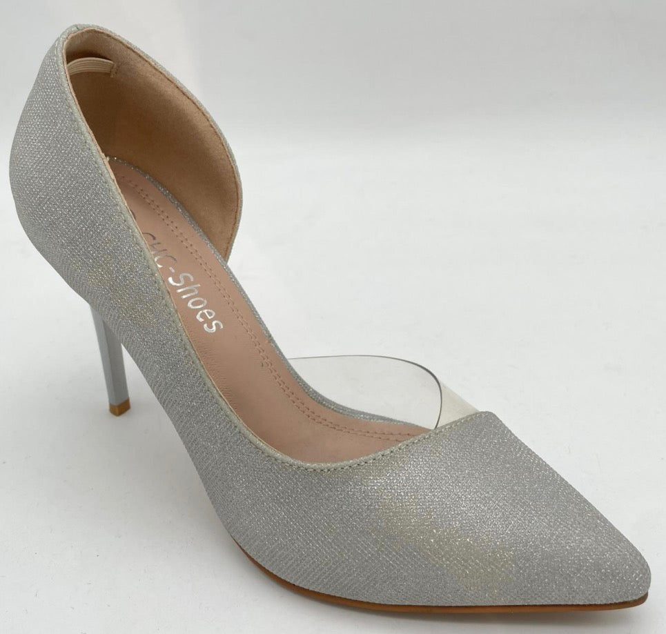 Escarpins Bimatière Femme – Doré, Argent ou Noir du 36 au 41