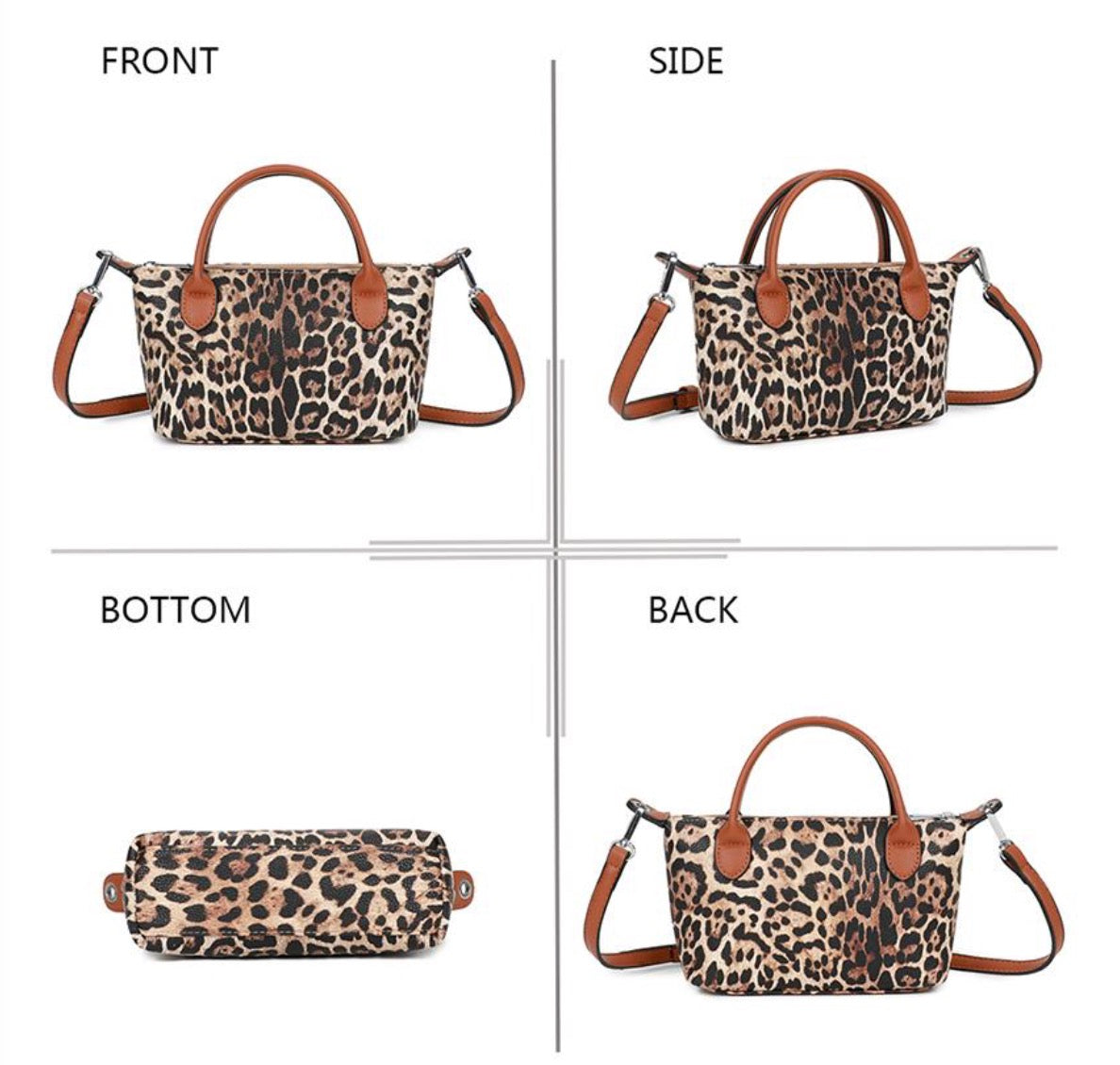 Sac à Main Femme Imprimé Animalier – Zebré ou Léopard Tendance
