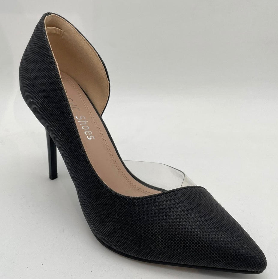 Escarpins Bimatière Femme – Doré, Argent ou Noir du 36 au 41