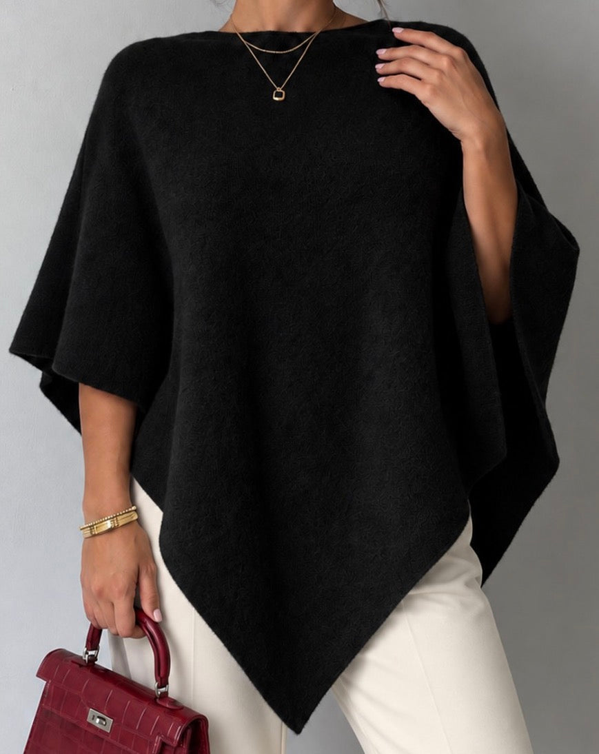 Poncho Femme Chic en Viscose – 6 Coloris, Léger & Doux Taille Unique 36-44