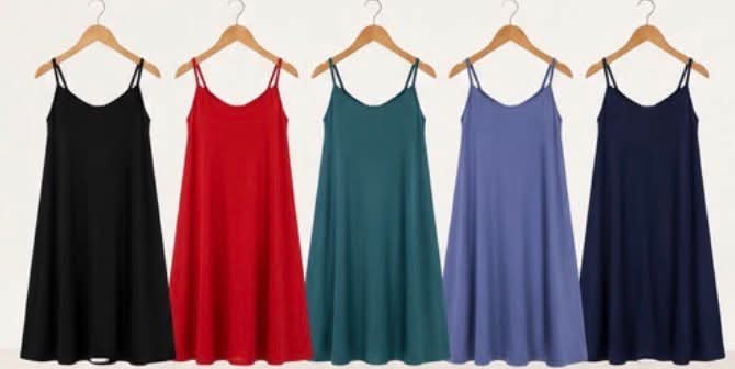 Robe Légère Bretelles Femme – Fluide & Agréable du M au 3XL