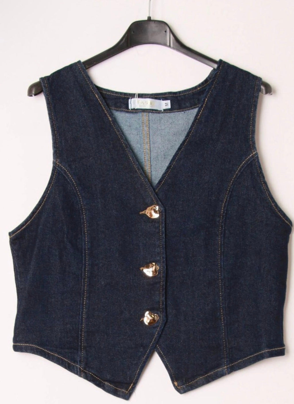 Ensemble Gilet et Jupe en Jeans Femme – Total Look Denim Casual Chic