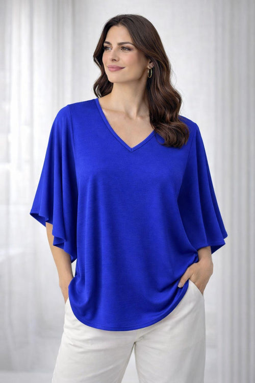 Blouse Aloa - Bleu roi