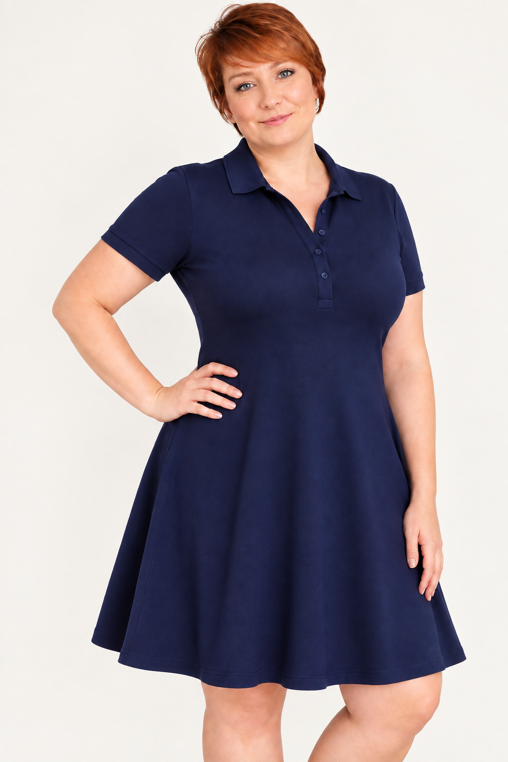 Robe Tennis Bleu Marine
