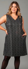 Robe à imprimer casual noir